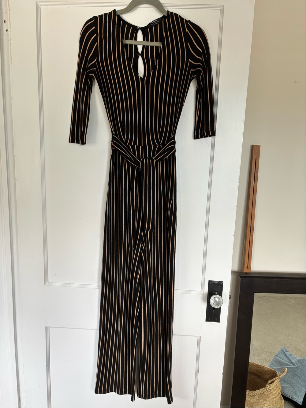 Bershka Striped Jumpsuit